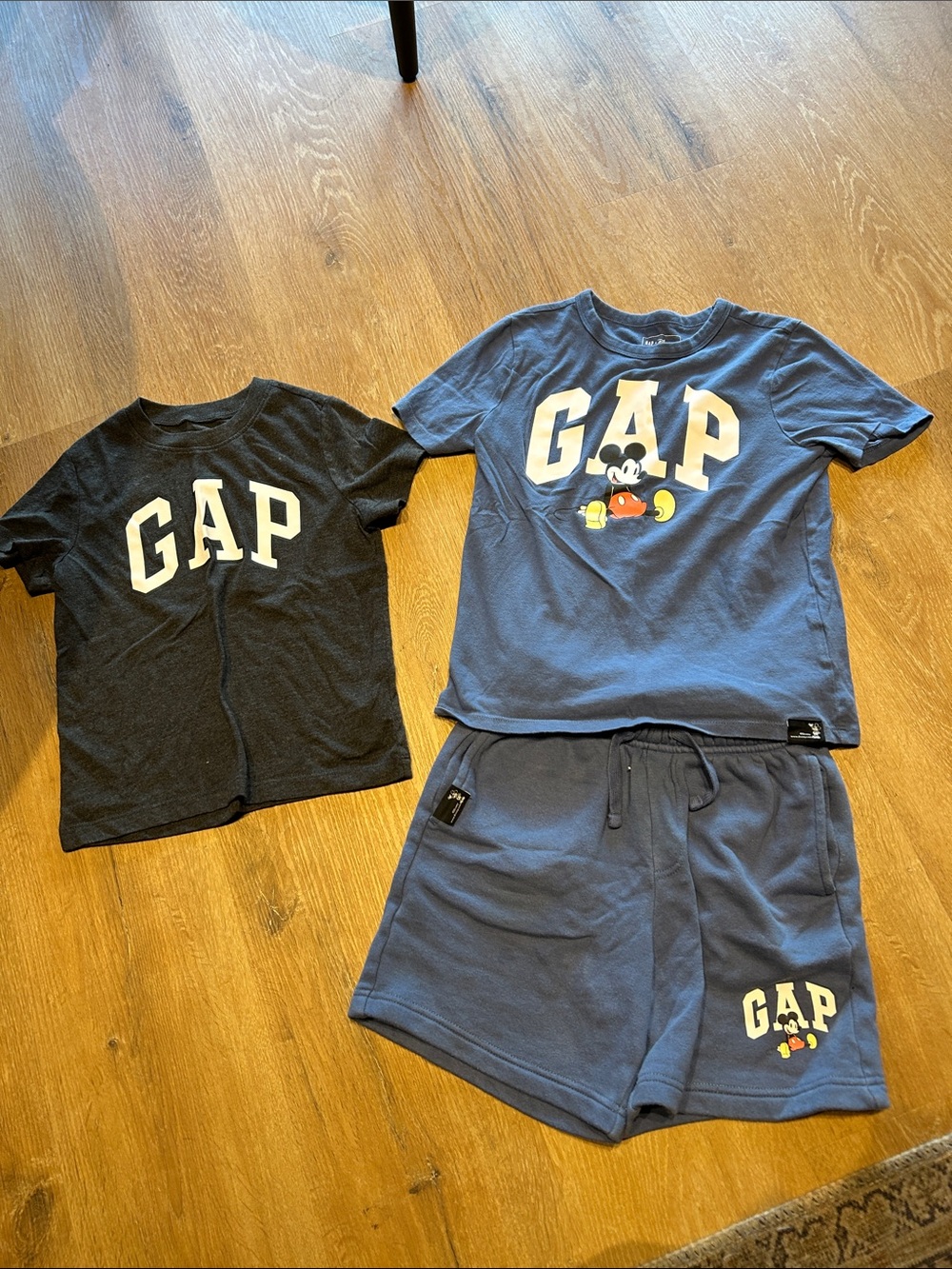 GAP Kids Mickey Logo Tee and Shorts Set - Blue & Black